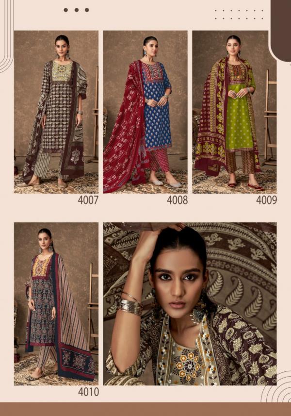 Mayur Ajarakh Vol-4 – Kurti Pant With Dupatta